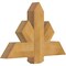 Ekena Millwork Kennewick Rough Sawn Timber Gable Bracket, Western Red Cedar, 36"W x 23"H x 4"D x 6"F, 15/12 Pitch GBW036X23X0406KEN00RWR - alternate 4